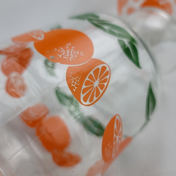 (2) Vtg Anchor Hocking Glass Orange Juice Carafe - Picture 11 of 12